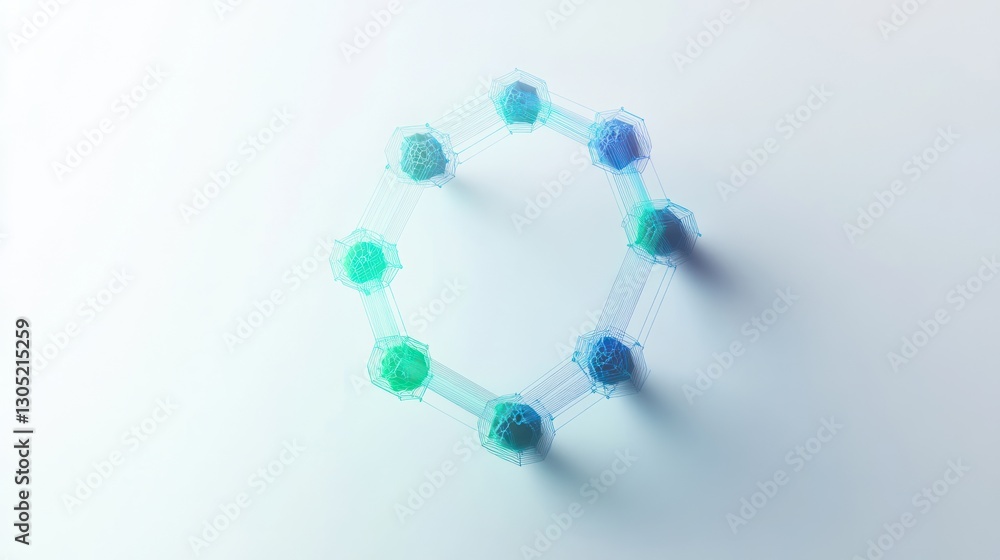 Poster abstract geometric shapes, circular pattern on white background. possible use for graphic design, br