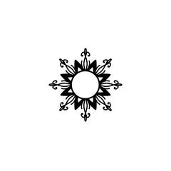 Vintage Circle Mandala Frame