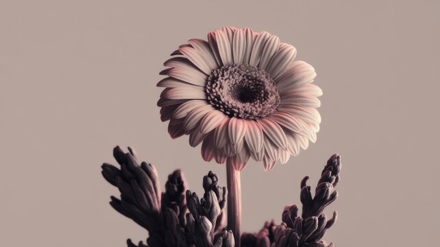 Shadow and Light on Flower: Blurred Background Detail half-shadowed, half-lit flower background Natural Lighting 