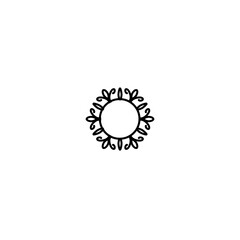 Vintage Circle Mandala Frame