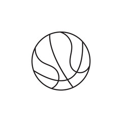 basketball icon silhouette vector illustration