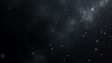 black background grainy texture transparent dust overlay snowy noise particles creating ethereal
