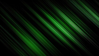futuristic green light streaks on black background, abstract diagonal motion blur, high-tech digital speed effect, wallpaper

