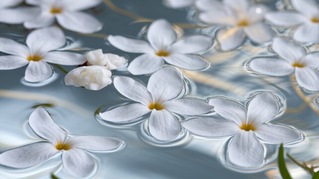 Floating Jasmine Blooms