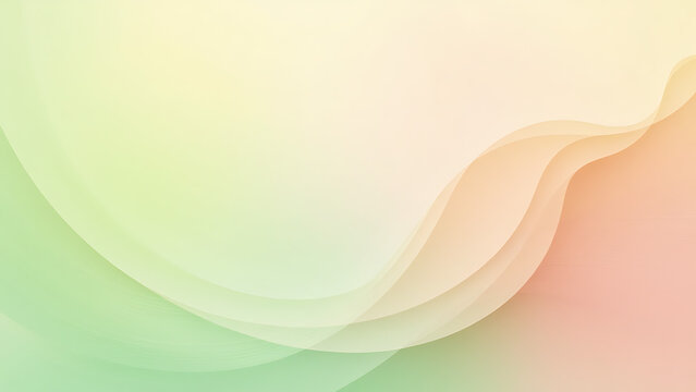 pastel shades light pink lime green create soft abstract background fluid shapes subtle hues