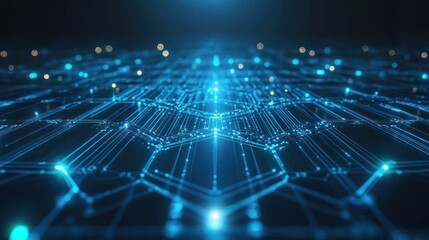 Fototapeta premium Abstract circuit board network pattern