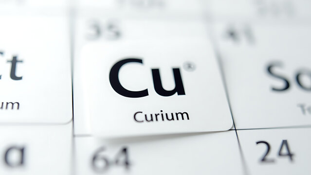 simple icon curium white periodic table