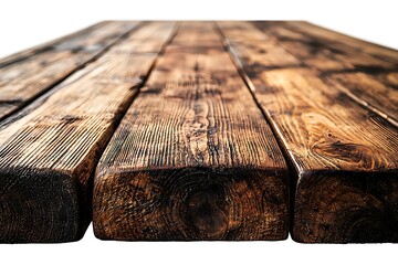 Rustic Wood Table Top Closeup
