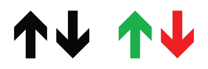 Up and down arrow. Arrow up, arrow down