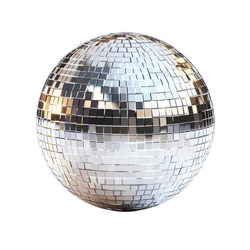 Shimmering disco ball transparent background PNG
