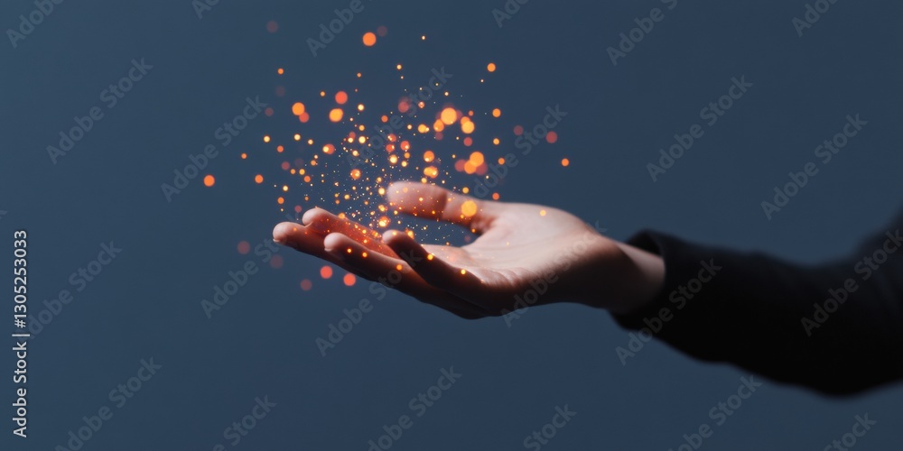 Aufkleber immersive data transformation augmented reality holographic insights revealing next-gen business int