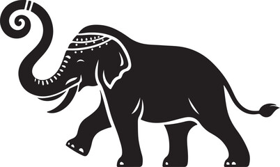 Obraz premium A Elephant Vector Art Illustration