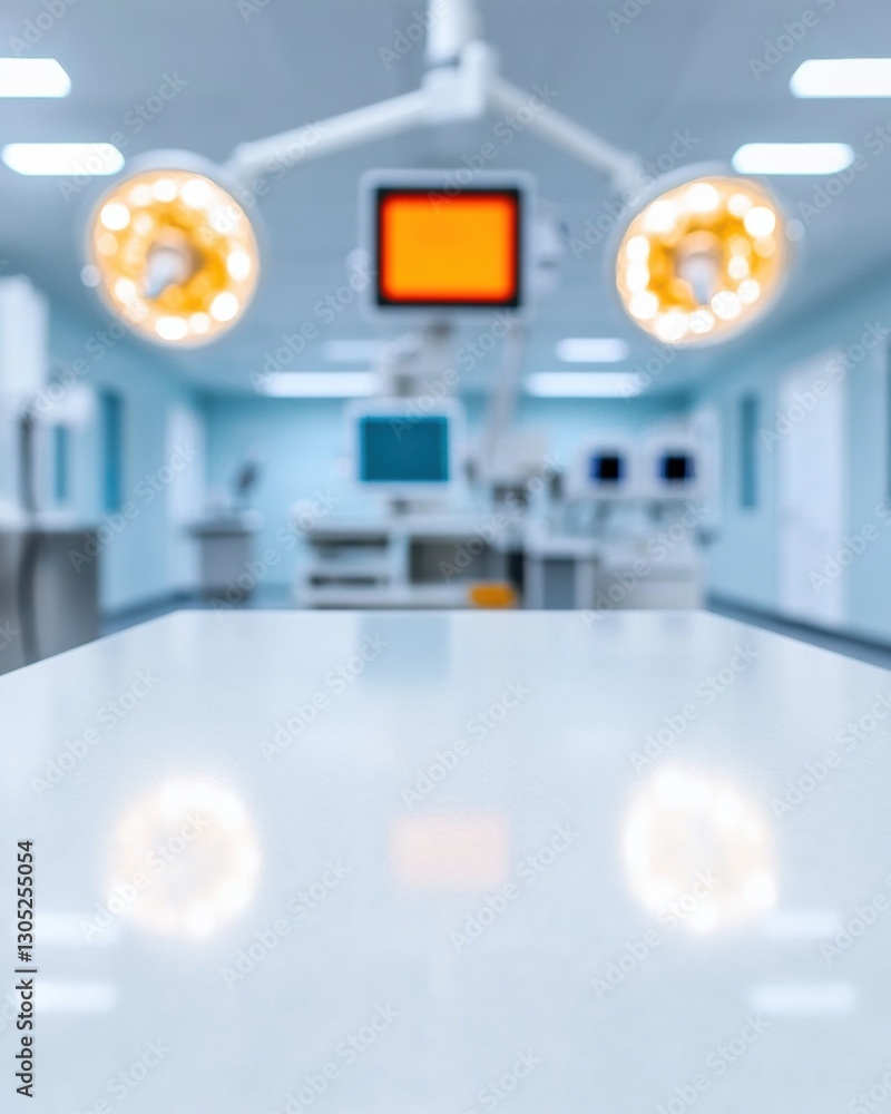 Aufkleber hyper-clean medical innovation modern operating room aesthetics with advanced technology visualizati