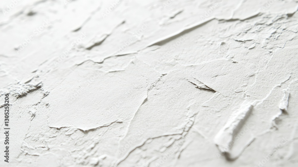 Poster close-up view of textured white wall with unique patterns and layers, perfect for backgrounds, desig