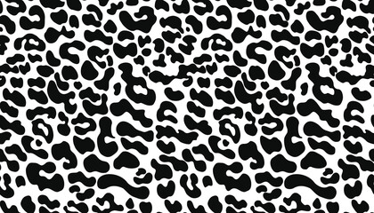 
seamless leopard pattern, fashion trend of leopard skin texture for print