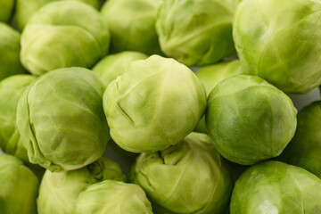 Fototapeta premium Brussels sprouts group