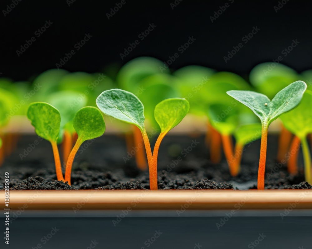 Aufkleber regenerative agriculture insights micro-green seedling emergence in high-resolution precision farmin