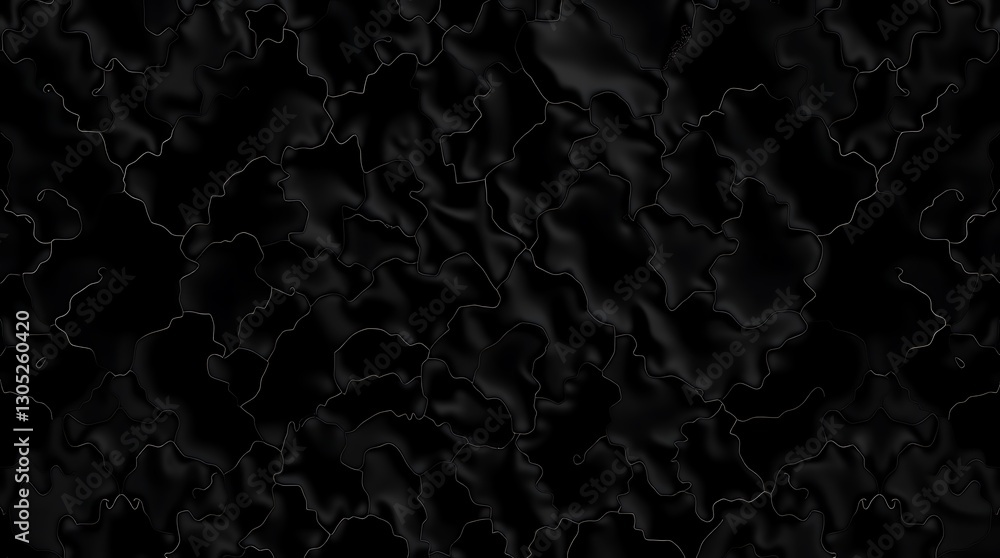Aufkleber ebon veins: a dark abstract background features a marble-like texture with intricate vein patterns, 