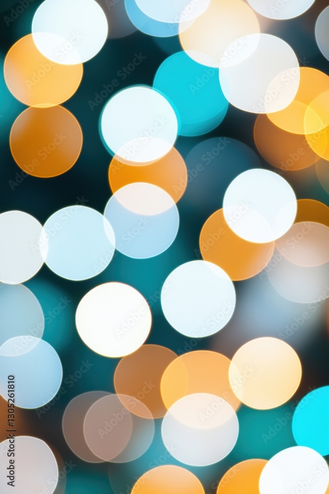 Leinwandbilder Quantum Luminescence Abstract Bokeh Visualization for Innovative Tech Branding - Generative AI-Inspired Visual Communication Design