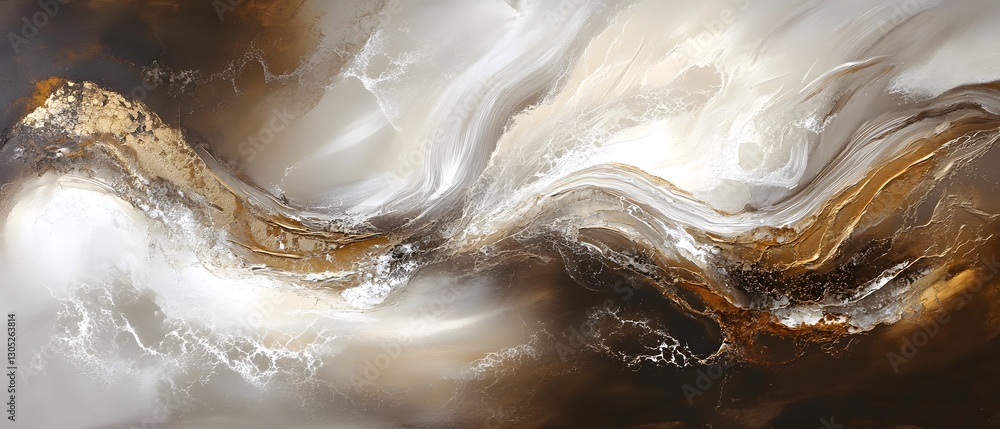 Poster mesmerizing abstract background with dynamic swirling waves of light and color in fluid captivating 
