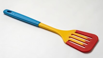 Silicone Spatula on White Background
