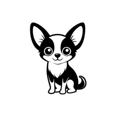 vector illustration of a Dog