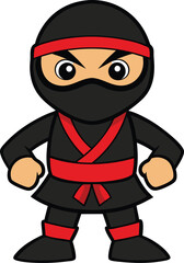 cartoon ninja warrior