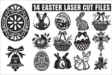 Laser Cut Easter Basket Design