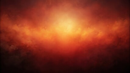Naklejka premium Dark red gradient background from light to dark shades with subtle texture and mist effect in a mysterious atmosphere , texture, warm colors