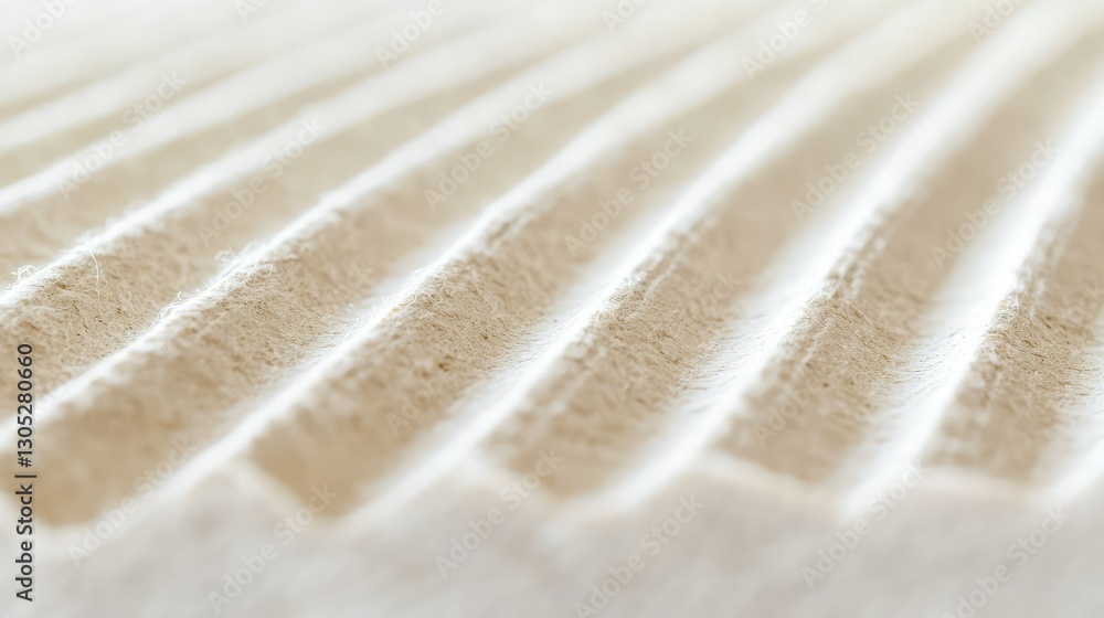 Poster close-up view of textured fabric displaying soft, smooth lines and an elegant pattern creating a ser