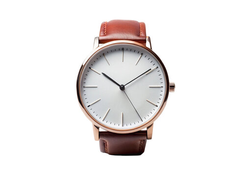 Minimalist Watch isolated on white background