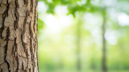 Fototapeta premium Carbon Forest Preservation Concept, Efforts in Forest Preservation and Reforestation in Natural Habitat Promoting Eco-Friendly Initiatives