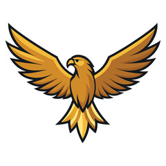 Vector illustration design of Eagle logo 