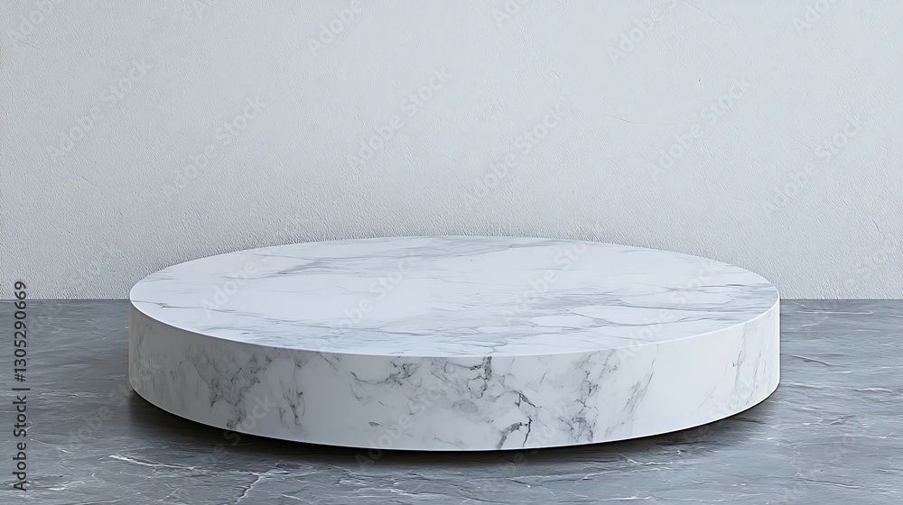 Poster Marble Round Display Platform