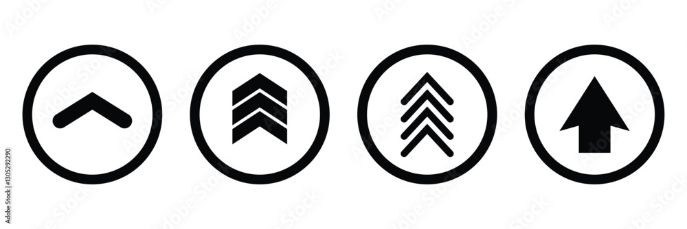 Poster swipe up icon set isolated for stories design blogger, scroll pictogram. arrow up. swipe up, set of 