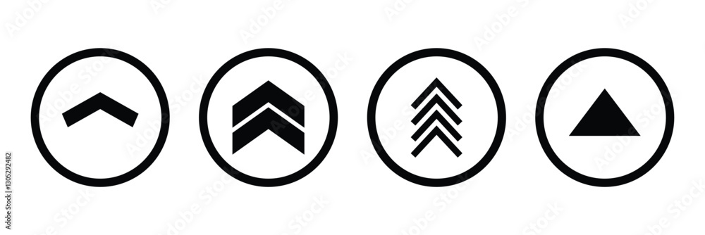 Poster swipe up icon set isolated for stories design blogger, scroll pictogram. arrow up. swipe up, set of 