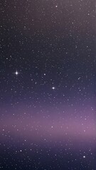 Obraz premium Starry night sky with a gradient of dark purple hues. Dreamy, celestial background perfect for space, astronomy, or fantasy themes.