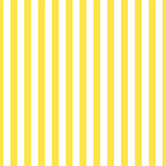 Perfect stripes small yellow white vector pattern. Retro classic vertical stripes yellow seamless background.