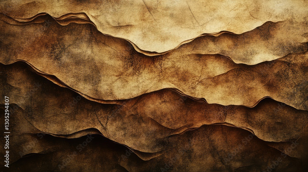 Poster textured layers of earthy tones creating an abstract landscape with warm hues and organic patterns f