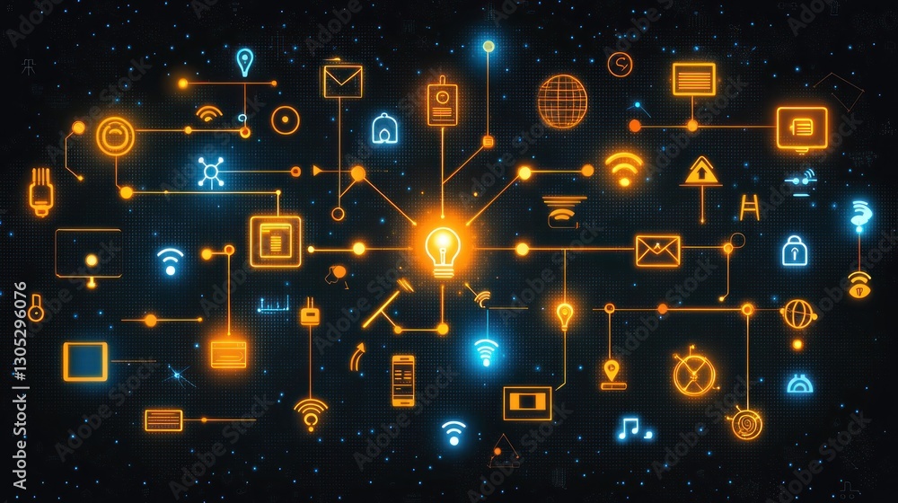 Poster illuminating the internet of things: a network of connected devices
