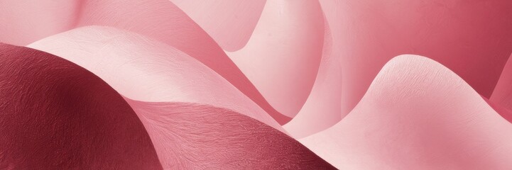 The banner is in a pastel pink shade and the background is made in gradient soft pink tones, changing from light to dark. A banner with space for the text.