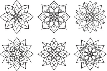 Easy and Detailed Mandala Coloring Pages for Beginners, Artists, and Relaxation Seekers
