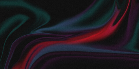 Abstract retro gradient background with grainy effect. Dark colorful vintage texture.