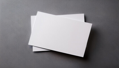 paper card on a gray background