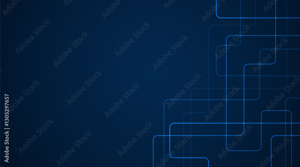 Aufkleber circuit connect lines. network technology and connection concept