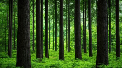 Carbon Forest Preservation Concept, International Agreements Focused on the Preservation of Nature and Ecosystems in Verdant Forest Environments