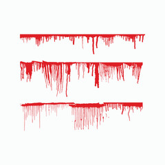 red ink splat collection 