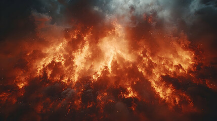 Fiery Clouds of Cosmic Inferno