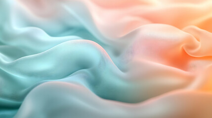 Obraz premium Flowing Pastel Fabric Texture