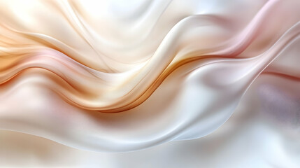 Obraz premium Flowing silk fabric, soft pastel colors
